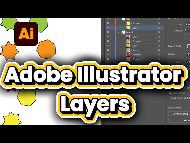 How to Use Layers in Adobe Illustrator – Beginner Tutorial