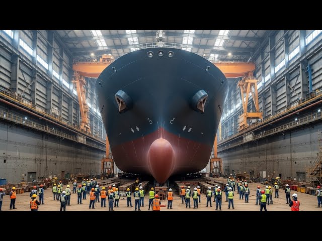 Inside a Mega Shipyard: How Container Ships Are Really Built