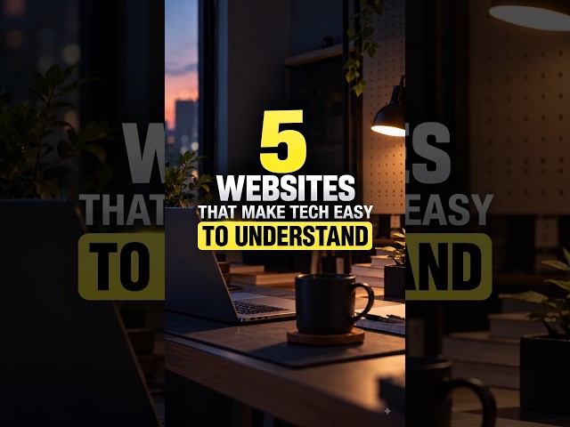 5 Websites That Make Tech Super Easy to Understand 👀 #shorts #techshorts #technology #youtubeshorts