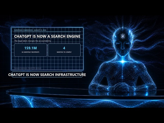 September 1, 2026 — Europe Just Turned ChatGPT Into Regulated Search Infrastructure | SYNVUM