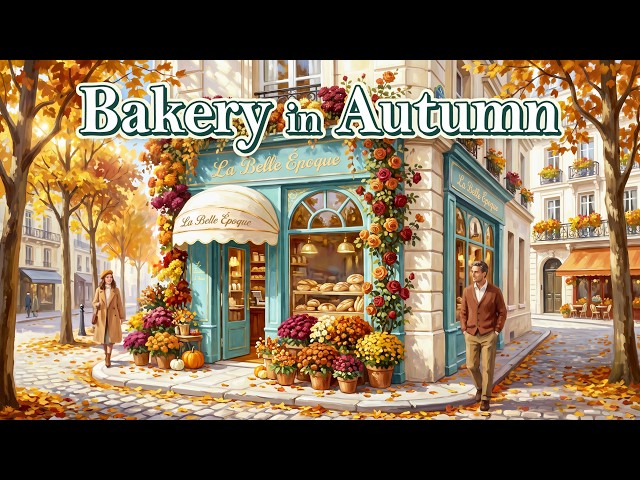 🥐 𝐁𝐀𝐊𝐄𝐑𝐘 𝐈𝐍 𝐀𝐔𝐓𝐔𝐌𝐍 🍁 French Instrumental Music — Autumn Day Playlist | Piano & Accordion
