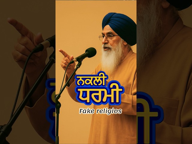 ਨਕਲੀ ਧਰਮੀ ||  #BhaiHarcharanSinghKhalsa #bhskhalsa_presents