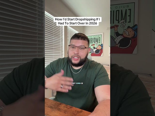 How I’d Start Dropshipping If I Had To Start Over In 2026