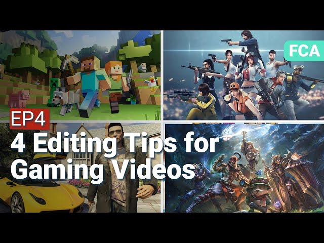 4 Tips for Gaming Video Editing | Filmora Creator Academy