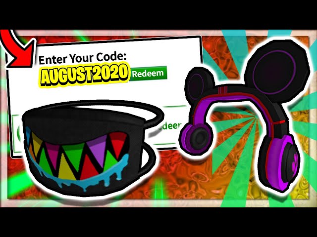 (AUGUST/JULY 2020) *ALL* ROBLOX PROMO CODES + *NEW* FREE ITEMS!