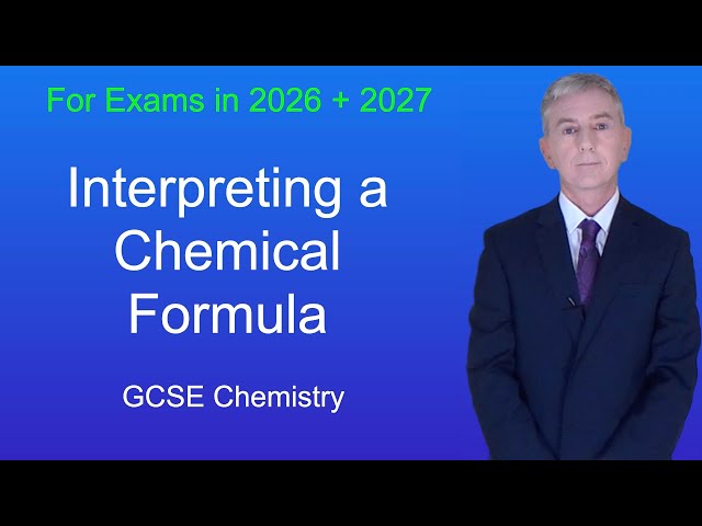 GCSE Chemistry Revision "Interpreting a Chemical Formula"