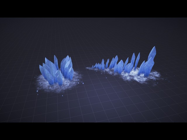 Ice Impact VFX For Unity (Demo)