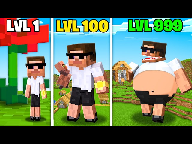 Eating Everything in Minecraft to become Gaint !!