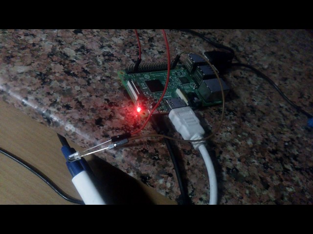 LED BLINKING ON RASPBERRY PI3