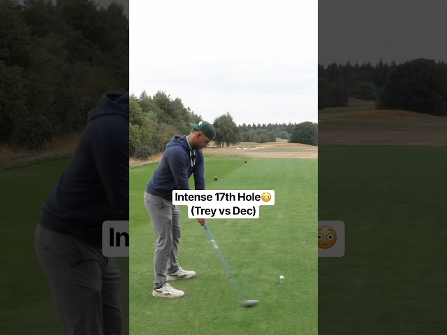 Crazy 17th hole vs Dec Maloney😳😅