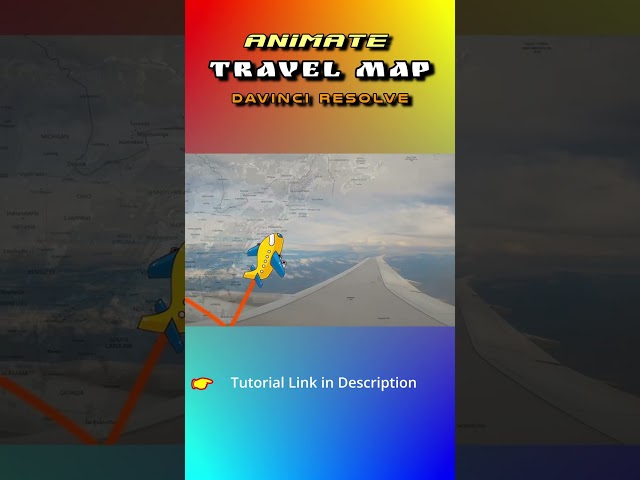 Animate Flight Travel Map in DaVinci Resolve
