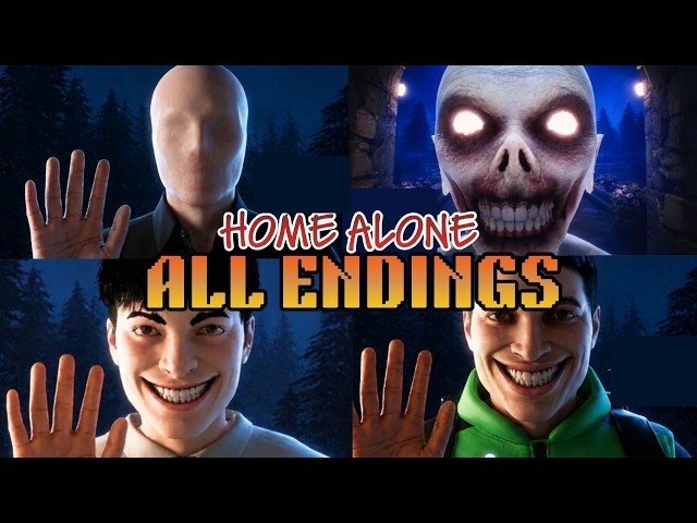 How to get ALL ENDINGS in HOME ALONE ANOMALIES