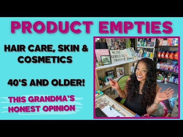 PRODUCT EMPTIES REVIEW | SKIN CARE MAKEUP & HAIR |HOW I CURL MY HAIR 😊