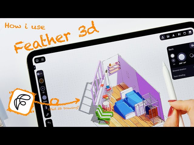 How to Draw an Interior | Feather 3D Tutorial
