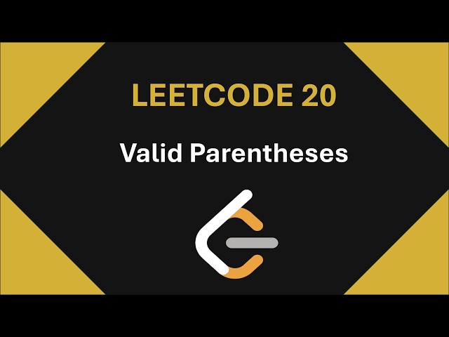 LeetCode 20 | Python | Cpp solution (English)