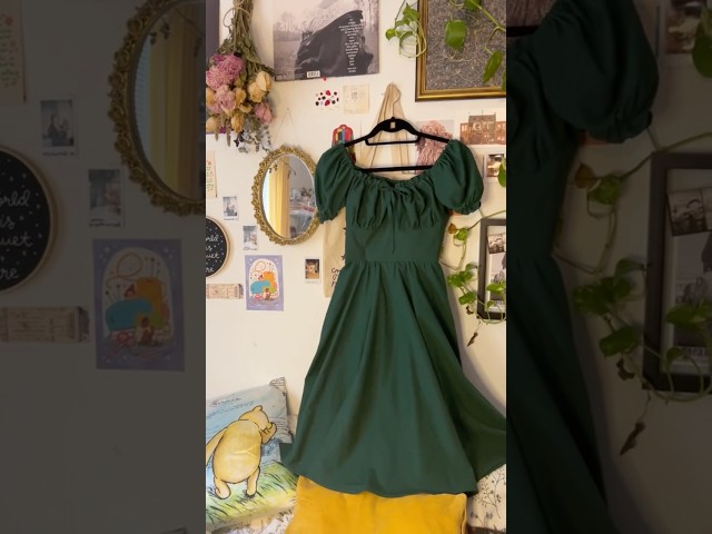 i cant stop making this dress 👒🌱 #sewing #springoutfit #sewingtutorial #thriftflip #sundress