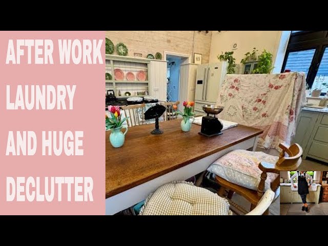 After Work Laundry Routine-Washing Machine Error Code & Decluttering In My Attic Rooms