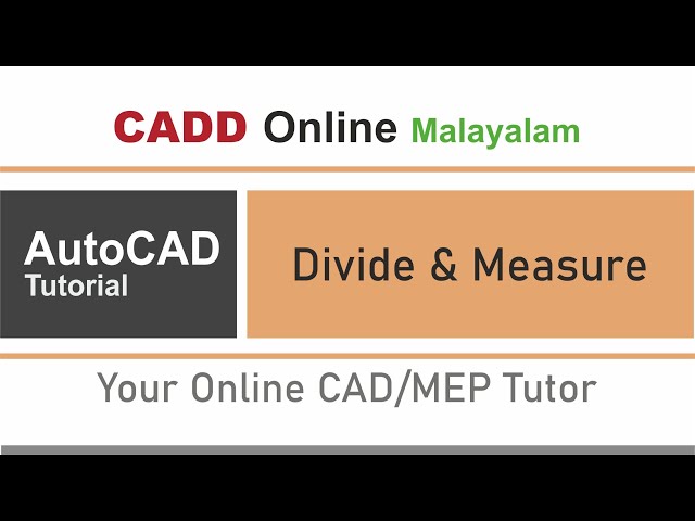 DIVIDE & MEASURE