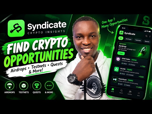 I Found This App for Airdrops & Crypto Opportunities — #Syndicate Explain #CryptoAirdrops #Testnet