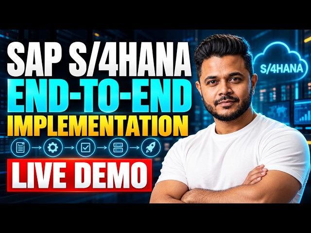 SAP S4HANA End to End Implementation Live Demo | ZaranTech