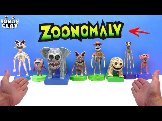 Making Zoonomaly Monsters with Clay ► Sculptures Timelapse | Roman Clay