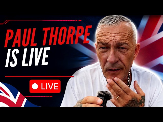 Paul Thorpe is LIVE