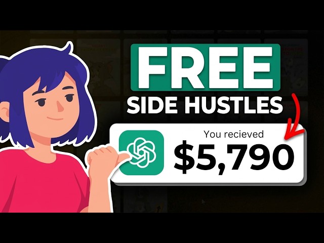Easy AI Side Hustles to Start If you're BROKE 😭
