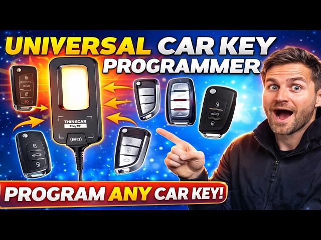 ThinkCar Tkey 101 Universal Car Key Programmer Can Easily Program New IMMO Keys for your Car