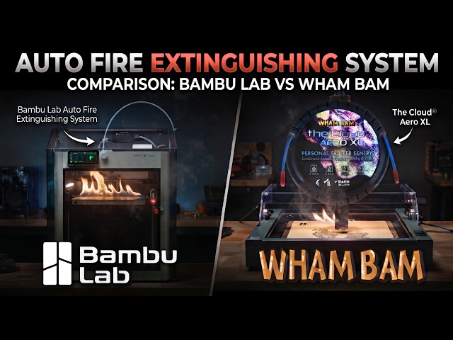 Automatic Fire Suppression Systems: A Look at Bambu Lab, Wham Bam, and LaserPecker Technologies
