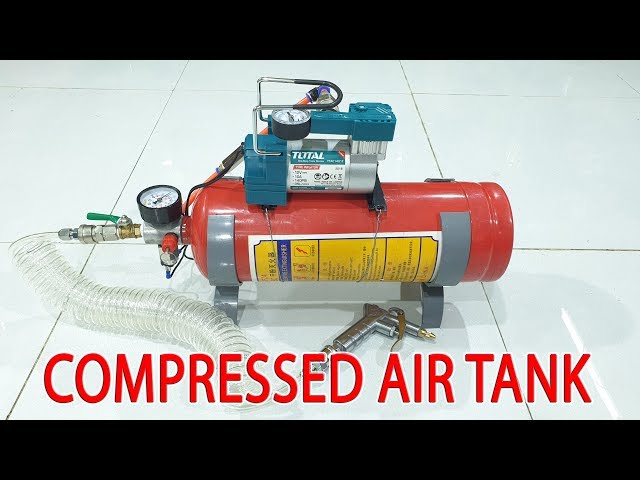 Build a 12V Compressed Air Tank from an Old Fire Extinguisher – DIY Project