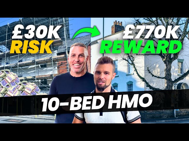 10-Bed HMO Deal: Turning £30K Risk Into £770K | No Money Down Property Strategy (UK)