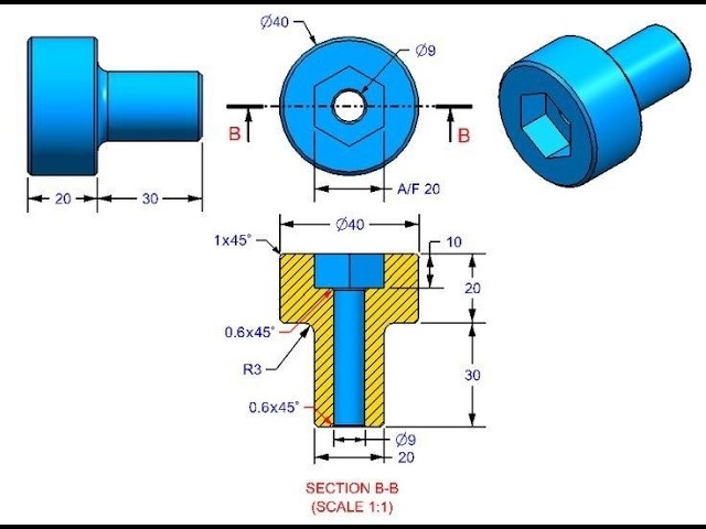AutoCAD 3D Practice Tutorial | Step-by-Step Design for Beginners - 128 | Easy Method