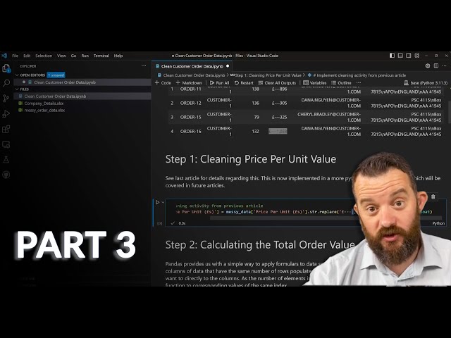 [3/3] How to Clean Data in Excel Using Python  The Basics | digiLab Academy