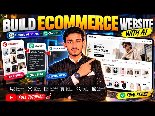 How to Build an E-Commerce Website with AI | Google AI Studio + ChatGPT 2026