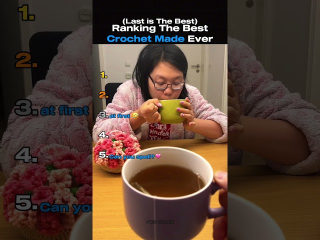 Ranking The Best Crochet Creations Ever! 🧶 #shorts #crochet #diy