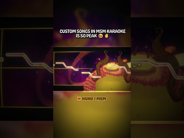 Custom songs in My Singing Monsters Karaoke 🔥  #mysingingmonsters #msm