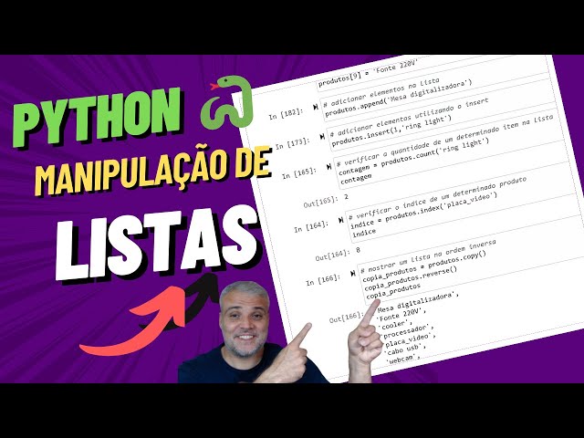 Python - Manipulação de Listas 🐍