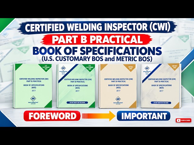 AWS CWI Part B: How to Use the Book of Specifications