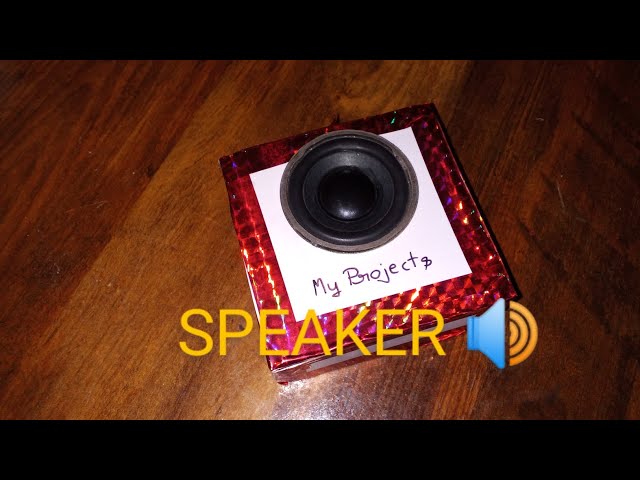 Homemade Bluetooth Speaker 🔊 || How To Make Speaker at Home || Ghar Per speaker kesa banaye