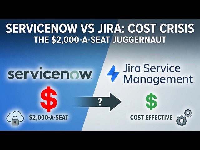 ServiceNow vs Jira Service Management 2026: The $2,000-a-Seat Juggernaut That Now Costs More