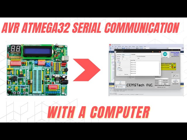 ATMega32 UART Programming | ATmega32 PC Serial Communication