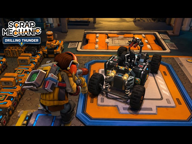 "HIGH-TECH" Exploration Vehicle Tutorial + Vehicle building tips | Scrap Mechanic Chapter 2 EP 09