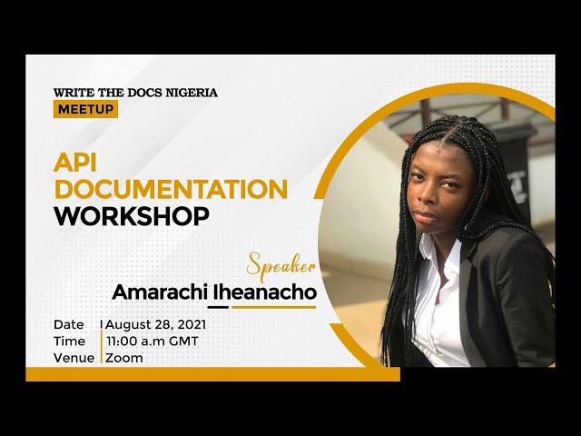 API Documentation Workshop for Beginners