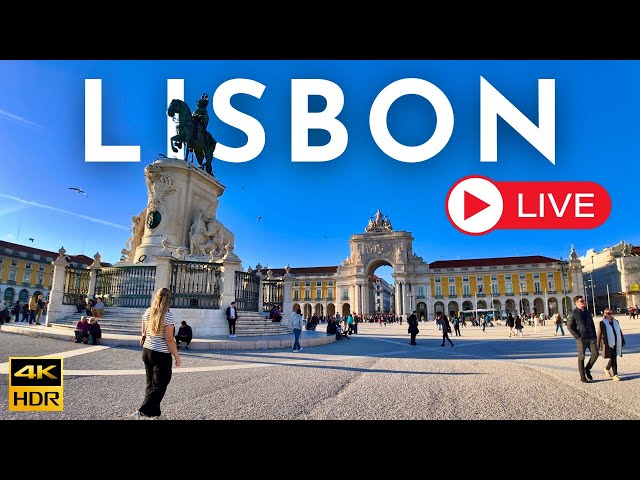 LIVE: Walking Downhill in LISBON! 🇵🇹 | Highest Viewpoint to the River