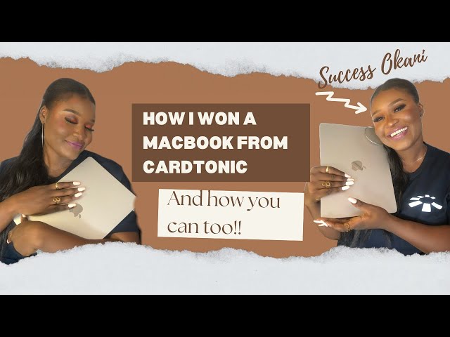 I WON A FREE MACBOOK FROM CARDTONIC || HOW YOU CAN TOO!!