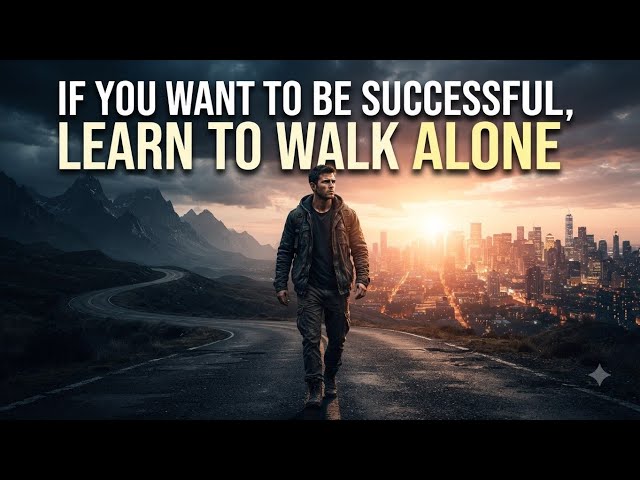 If You Want to Become Successful, LEARN TO WALK ALONE — This Will Change Your Life