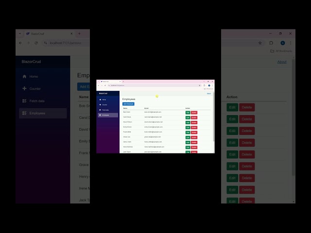 💻 Blazor CRUD Operations with SQL Server: Step-by-Step Guide | #ytshorts #youtubeshorts #viralshorts