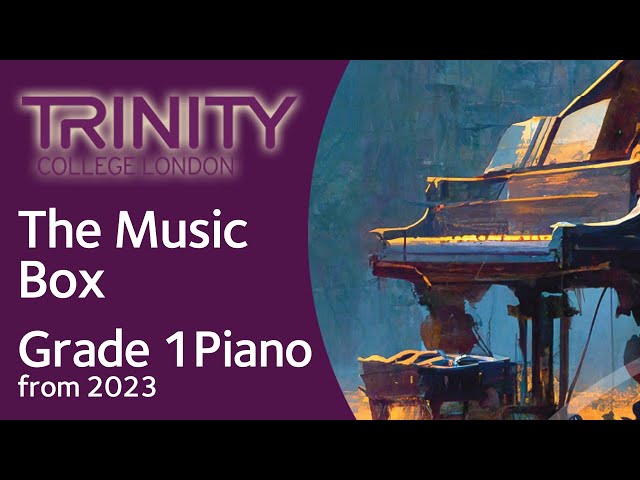 The Music Box / TRINITY Grade 1 Piano from 2023 / Synthesia Piano tutorial