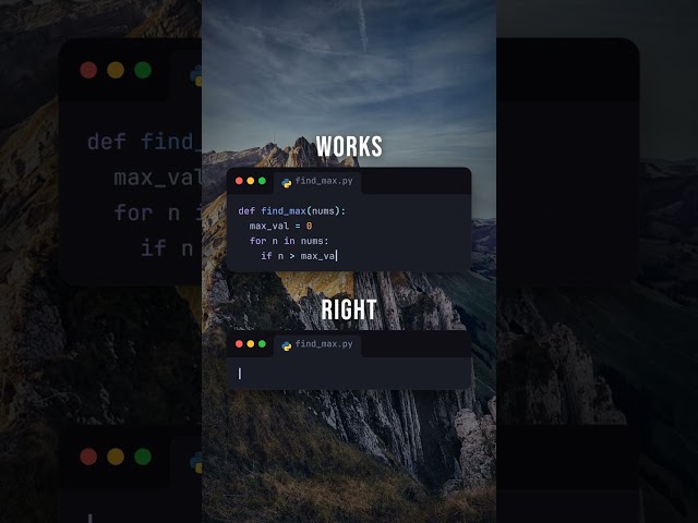 Your "find the maximum" code is secretly broken 🫠