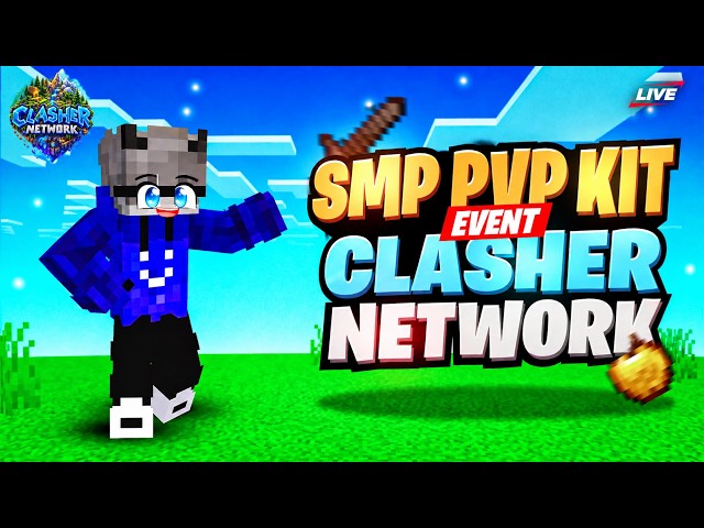 Minecraft SmpKit PvP Event | Minecraft Public Smp | Public Smp 24/7 Java + Bedrock + Pe #minecraft